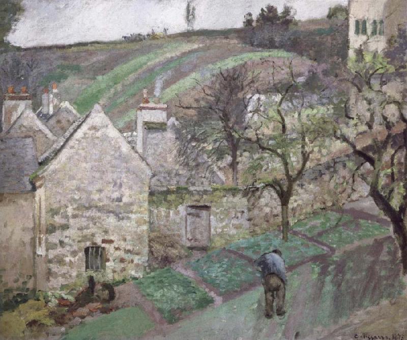 Camille Pissarro Hill at L-Hermitage,Pontoise Coteau de L-Hermitage,Pontoise oil painting image